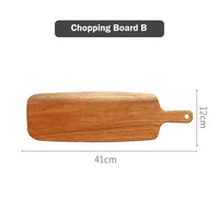 High Quality Kitchen Wooden Chopping Blocks Beech Cutting Board Pizza Bread Fruit Sushi Tray Hangable Screative Kitchen Tool