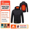 Self Heating Jacket Men Women 21 Areas USB Electric Heated Jacket Washed Ski Camping Hiking Winter Down Jacket Heated Clothing