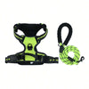 2pcs Reflective Dog Harness And 1.5 Meter Leash Breathable Pet Harness For Large And Small Medium Dogs And Cats Puppy Chest Vest