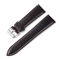 Polar Leather Watch Strap Vintage Oil Wax Cowhide With Pin Buckle, Unisex