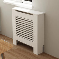 Wood Radiator Cover Cabinet White Horizontal Slat Heater Covers Modern Tall Radiator Shelf
