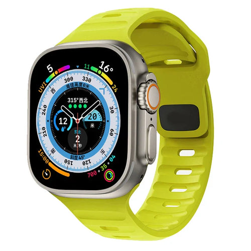 Apple Watch Silicone Strap - Waterproof, Sporty, Flexible