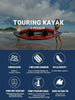 MARINA Inflatable Kayak 2 Person, Recreational Touring Kayak,Inflatable Kayak Seat, Hand Pump with Pressure Guage, Fishing Tande