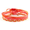 3Pcs/set Multi Color Tibetan Buddhist Bracelet Women Men Lucky Charm Adjustable Yoga Braided Rope Bracelets Friendship Jewelry