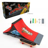 Skateboard Ramp , Fingerboard Half Pipe Ramp, Mini Skateboards for Fingers, Finger Skateboards Kit for Fingerboards