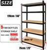 Shelving Units,5 Tier Garage Shelf Unit Metal Shelves Storage Boltless Rack,Workshop Adjustable For Warehouse,Home,Office&Pantry