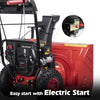 Gas Snow Blower 24-Inch 2-Stage Self-Propelled 212cc Engine Gas Powered with Electric Start LED Light