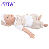 IVITA WB1526 43cm 2692g 100% Full Body Silicone Reborn Baby Doll  Realistic Boy Dolls Unpainted DIY Blank Baby Toys for Children