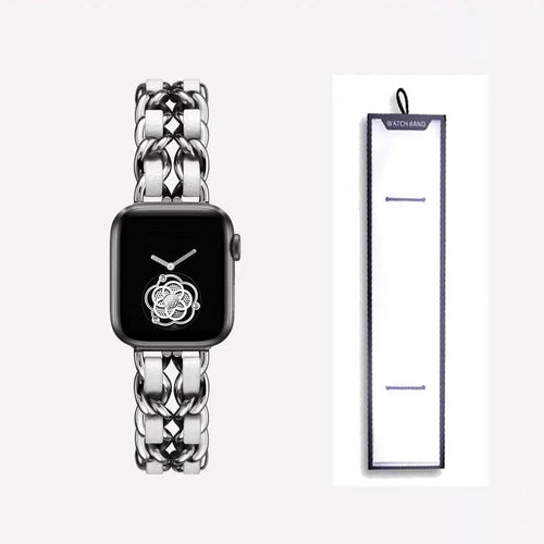 Apple Watch Stainless Steel Strap - Luxury Chain Design