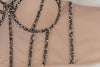 Pearl Beaded Bustier Corset Crop Top Push-Up Evening Party Camisole