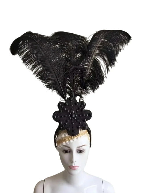 The Stardust Flora Cabaret Crown – Five-Flower Rhinestone Headdress