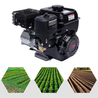 4-Stroke 7.5 HP 210CC Petrol Engine OHV Stationary Motor Kart Engine Air Cooling Single Cylinder Petrol Engine 5100W