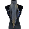 Long Tassel Rhinestone Chain Necklace