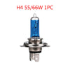 FISHBERG 2pcs Car Halogen Xenon Light Bulb High Low Beam H4 12V 60/55W P43T 9003 Super Xenon White 6000K Headlight Lamp