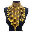 Rhinestone Crystal Long Fringe Tassel Necklace