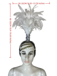 The Stardust Empress – Deluxe Feathered Samba & Carnival Crown