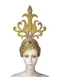 Brazil Rio Spanish Cuba Santiago Havana Venice Dionysia carnival Float Mask dress masque ball costume samba Golden Crown