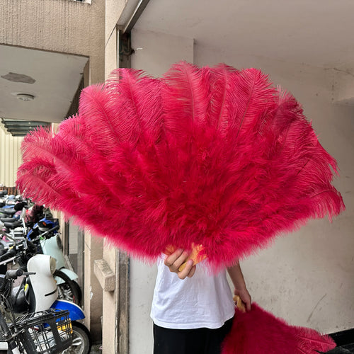 100CM Ostrich Feather Fans