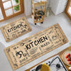 4 Sizes For Choosing Kitchen Rug, Living Room Non-Slip Decorative Mat Used In LaundryRoom Bathroom Entry Door Home Floor Carpets