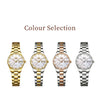Women's Automatic Two Tone Stainless Steel Watch Pearl