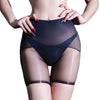 360° Seamless Oil Glossy High-Waist Boyshort Briefs Satin Smooth Boxers