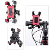 2PCS 360° Rotatable & Adjustable Bike/Motorcycle Phone Mount - Shockproof, Anti-Slip Holder For phone, - Durable Abs Material