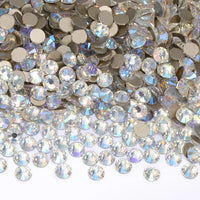 SS3-SS30 Gold Bottom Flat Back Glass High Quality Crystal Rhinestones