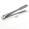 15cm/19cm Stainless Steel Kitchen Tool Stainless Steel Tongs For Barbecue Party Bar BBQ Clip Bread Food Ice Clamp Ice Tong