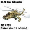 2024 Sluban WW2 Military Russia Air Weapon Mi-24 Helicopters Hind Model Building Blocks Classics Fighter Bricks Plane Toy