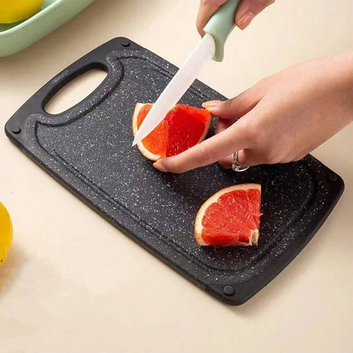 1/3PCS kitchen household imitation marble can hang non-slip classification vegetables meat fruit multi-functional cutting board
