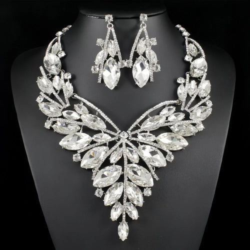 Crystal Statement Jewelry Set