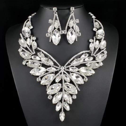 Crystal Statement Jewelry Set