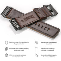 Garmin Soft Leather Band - Premium Strap