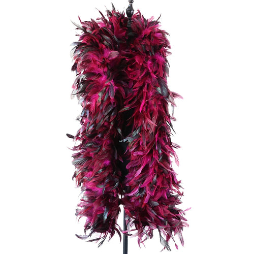 Natural Fluffy Rooster Feather Marabou Boa