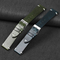 Polar Vantage, Grit X & Ignite Oil-Waxed Leather Band, Accent Stitches