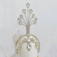 Rhinestone Tall Headpiece Base