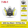 Reusable Full Face Respirator 6200 spray mask for spraying Painting Chemical Polishing Welding Woodworking Work Protection