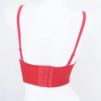 Rhinestone Beaded Bustier Corset Crop Top High Fashion Evening Party Bralette