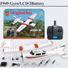 WLtoys F949 2.4G 3D6G 3Ch Літак на радіоуправлінні з фіксованим крилом Літак на відкритому повітрі Іграшки Drone RTF Оновлена ​​версія Цифровий сервопривід F949S з гіроскопом