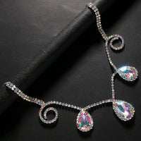 Rhinestone Drop Head Chain Headpiece