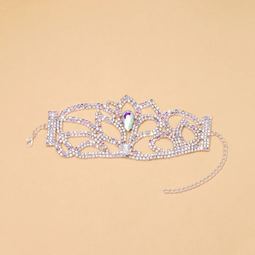 Water Drop Rhinestone Adjustable Bracelet
