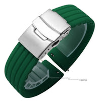 Amazfit Silicone Watch Strap with Deployment Buckle - Replacement Band
