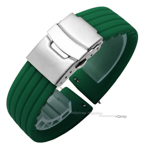 Amazfit Silicone Watch Strap with Deployment Buckle - Replacement Band