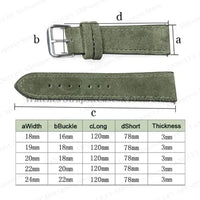 COROS Suede Leather Watch Band for COROS Smartwatch Unisex Comfort Strap