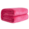 Winter Fuzzy Flannel Blanket Fluffy Warm Soft Sofa Cover Solid Color Bed Sheet Coral Fleece Plush Blankets Office Nap Blanket