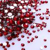 SS3-SS30 Red Series Hotfix Glass Flat-Back Rhinestones