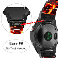 Garmin Resin Band - Sleek QuickFit Design for Style, Comfort