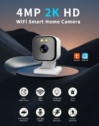 Mini surveillance camera, indoor/outdoor security camera,Home camera,Baby sitter Cam Easy installation,Two-way audio frequency