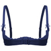 Lace Underwire Half-Cup Push-Up Bra
