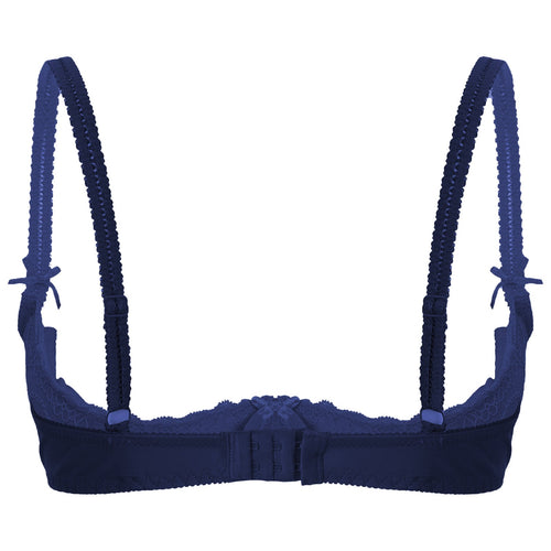 Lace Underwire Half-Cup Push-Up Bra